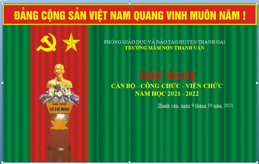 Hội nghị cán bộ, công chức, viên chức năm học 2021-2022